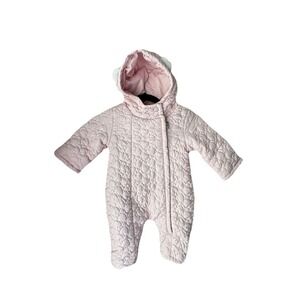 Murmurbear 12-18 Months Lt  Pink Snowsuit Polyester Fleece Lined
